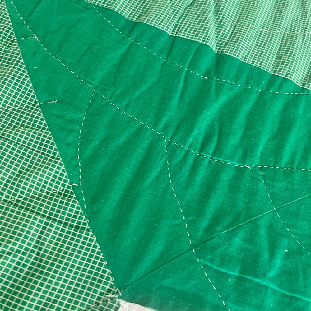 HANDMADE VIntage LONE STAR 8 point Star Pattern QUILT - Picture 12 of 17